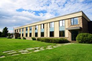 Commercial Building Green Grass